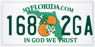 FL license plate 1682GA