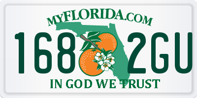 FL license plate 1682GU