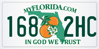 FL license plate 1682HC
