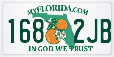 FL license plate 1682JB