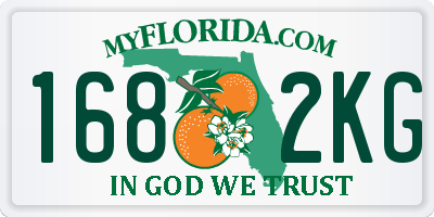 FL license plate 1682KG