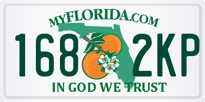 FL license plate 1682KP