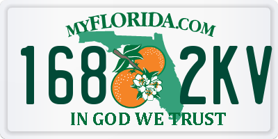 FL license plate 1682KV