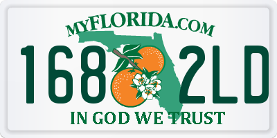 FL license plate 1682LD