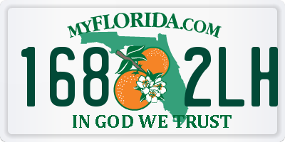 FL license plate 1682LH