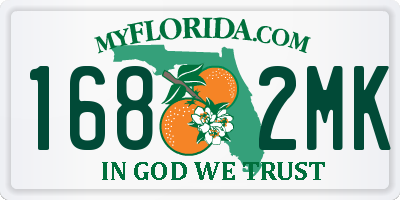 FL license plate 1682MK