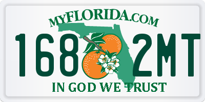 FL license plate 1682MT