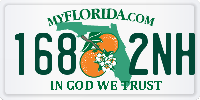 FL license plate 1682NH