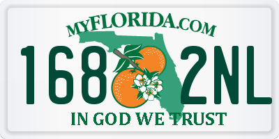 FL license plate 1682NL