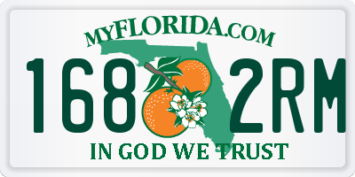 FL license plate 1682RM