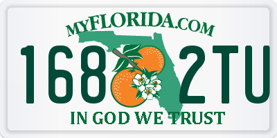 FL license plate 1682TU