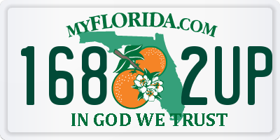 FL license plate 1682UP