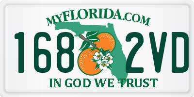FL license plate 1682VD