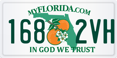 FL license plate 1682VH