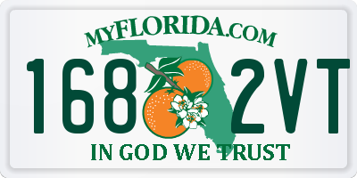 FL license plate 1682VT
