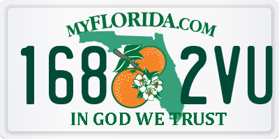 FL license plate 1682VU