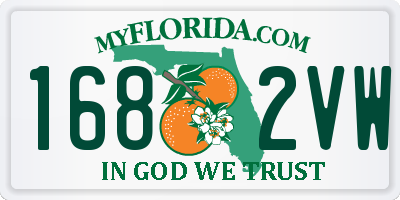 FL license plate 1682VW