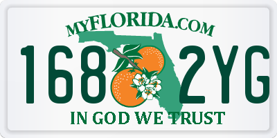 FL license plate 1682YG