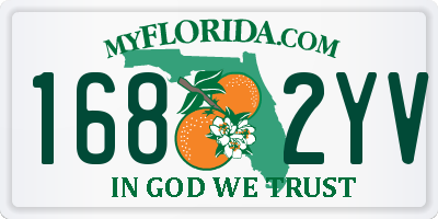 FL license plate 1682YV