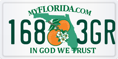 FL license plate 1683GR