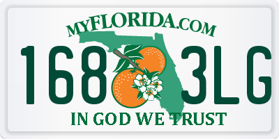 FL license plate 1683LG
