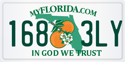 FL license plate 1683LY