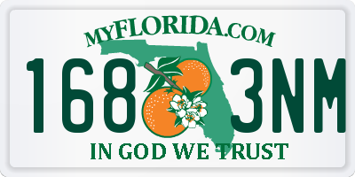 FL license plate 1683NM