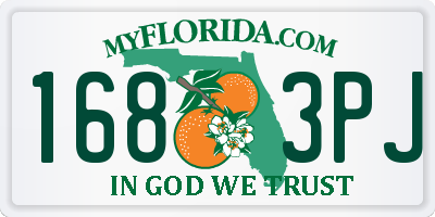 FL license plate 1683PJ