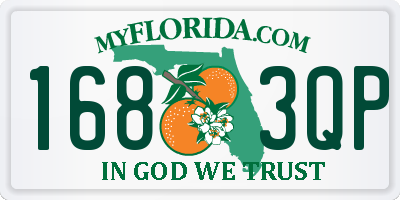 FL license plate 1683QP
