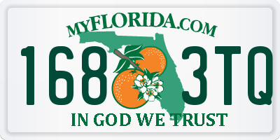 FL license plate 1683TQ