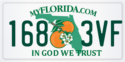 FL license plate 1683VF