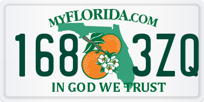 FL license plate 1683ZQ