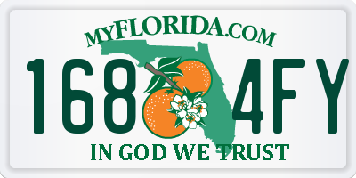 FL license plate 1684FY