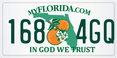 FL license plate 1684GQ