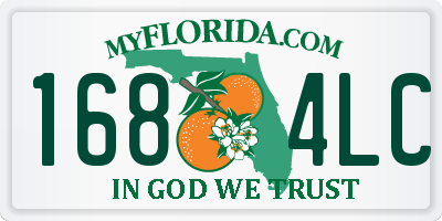 FL license plate 1684LC