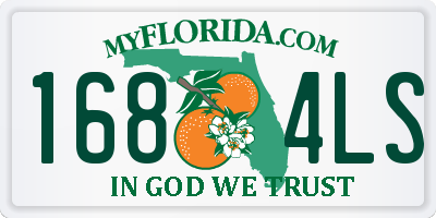 FL license plate 1684LS