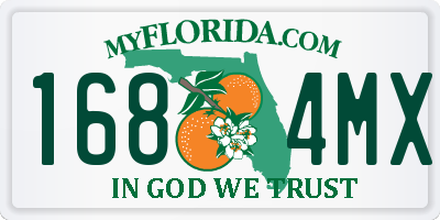 FL license plate 1684MX
