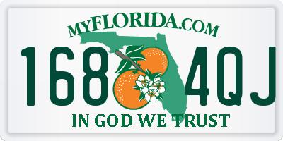 FL license plate 1684QJ