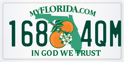 FL license plate 1684QM