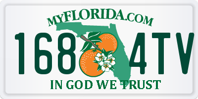FL license plate 1684TV