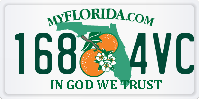 FL license plate 1684VC