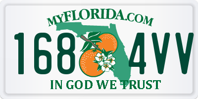 FL license plate 1684VV