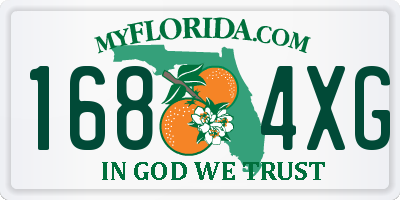FL license plate 1684XG