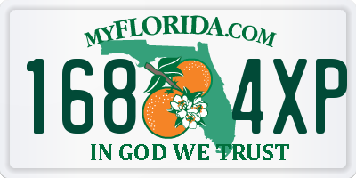 FL license plate 1684XP
