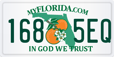 FL license plate 1685EQ