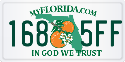 FL license plate 1685FF