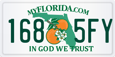 FL license plate 1685FY