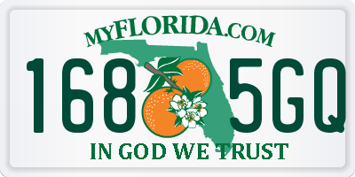 FL license plate 1685GQ