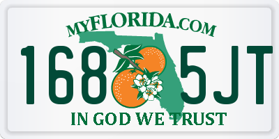 FL license plate 1685JT