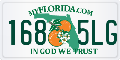 FL license plate 1685LG